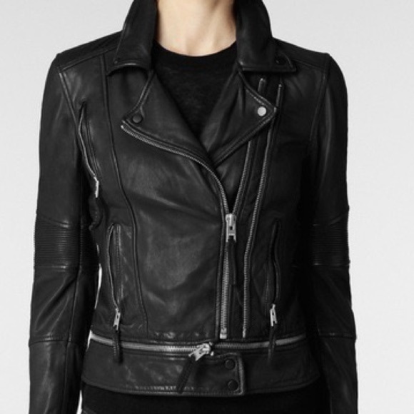 All Saints Leather Jacket - Picture 1 of 5